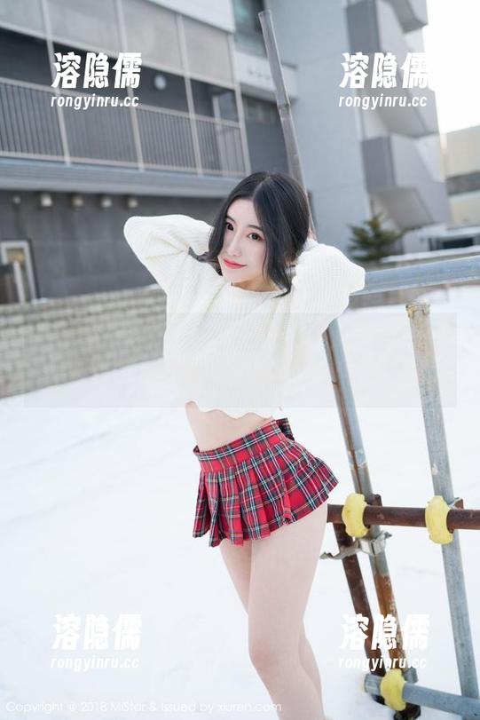 MiStar魅妍社-Ashely丽丽 MiStar魅妍社 - 有点懵,Ashely丽丽的腿竟然那么撩,原图也太诱惑了吧?