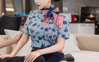 XINGYAN星颜社 – 赵馨悦的空姐形象，好吧，这资源再好也得小心别晕倒在飞机上。