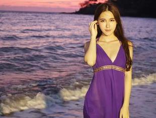 美媛馆 – 图片再次更新！可别以为薛琪琪sandy的吊带就只是个简单的线，这一刻的灵动让人想一直盯着。